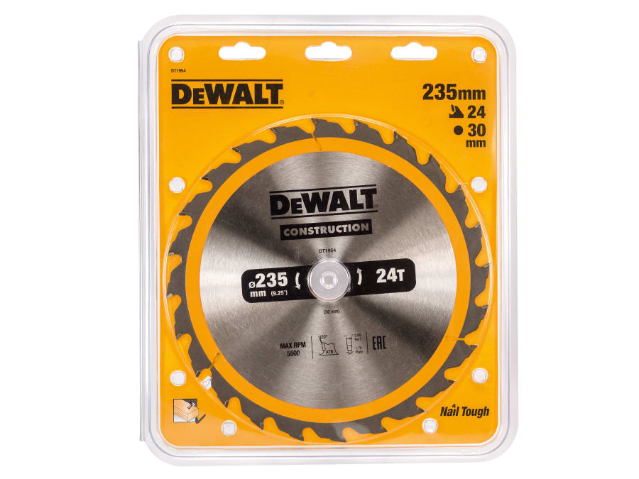 Dewalt Power Tools Dewalt DT1954QZ 235mm x 30mm x 24T Circular Saw Blade