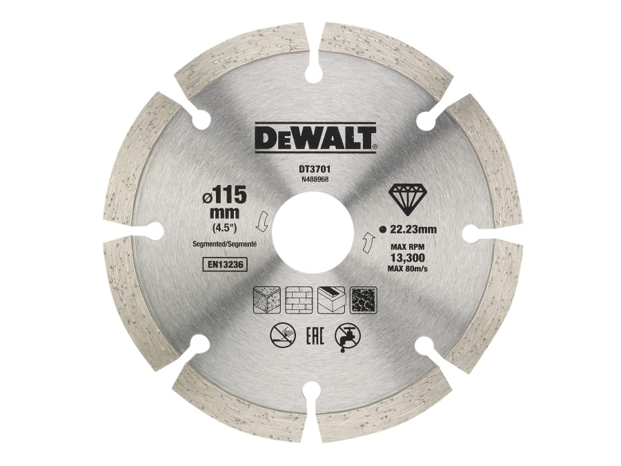 Dewalt Power Tools Dewalt DT20455QZ 115mm Dry Diamond Blade
