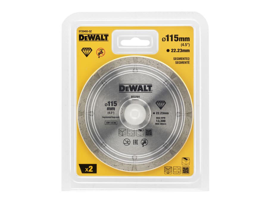 Dewalt Power Tools Dewalt DT20455QZ 115mm Dry Diamond Blade