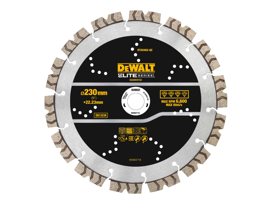 Dewalt DT20462QZ 230mm All Purpose Diamond Segmented Wheel