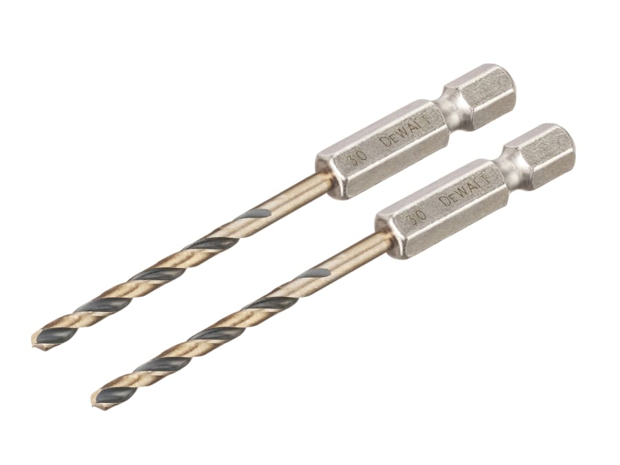 Dewalt Power Tools Dewalt DT20602QZ Hex HSS-G Drill Bits 3.0mm