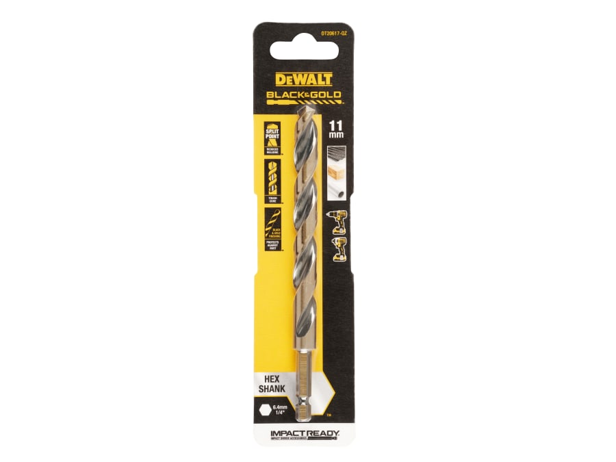 Dewalt Power Tools Dewalt DT20617QZ 11.0mm Hex HSS-G Drill Bit