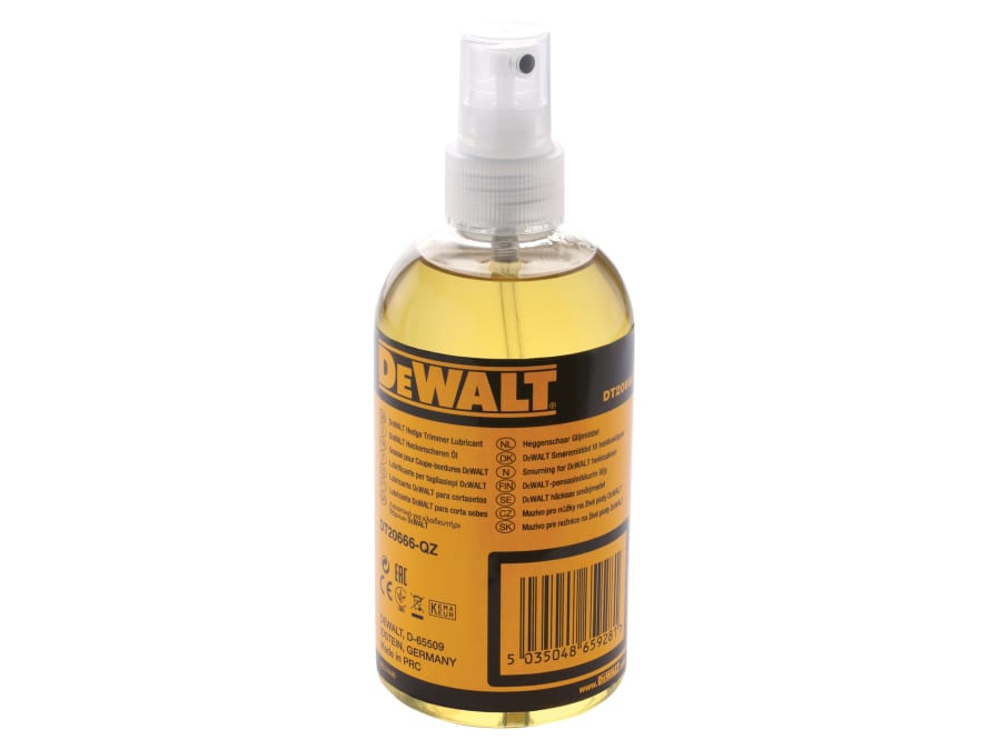 Dewalt Power Tools Dewalt DT20666QZ Hedge Trimmer Lubricant 300ml
