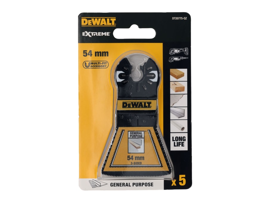Dewalt Power Tools Dewalt DT20775QZ 54mm Bi-Metal Multitool Blade