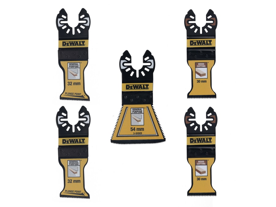 Dewalt Power Tools Dewalt DT20777QZ Mixed Multitool Blade Set 5 Piece