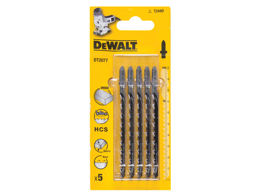 Dewalt Power Tools Dewalt DT2077QZ HCS Jigsaw Blades 5 Pack