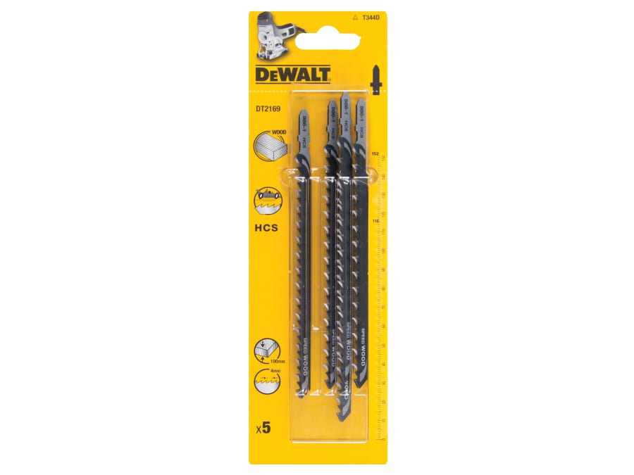 Dewalt Power Tools Dewalt DT2169QZ HCS Jigsaw Blades 5 Pack