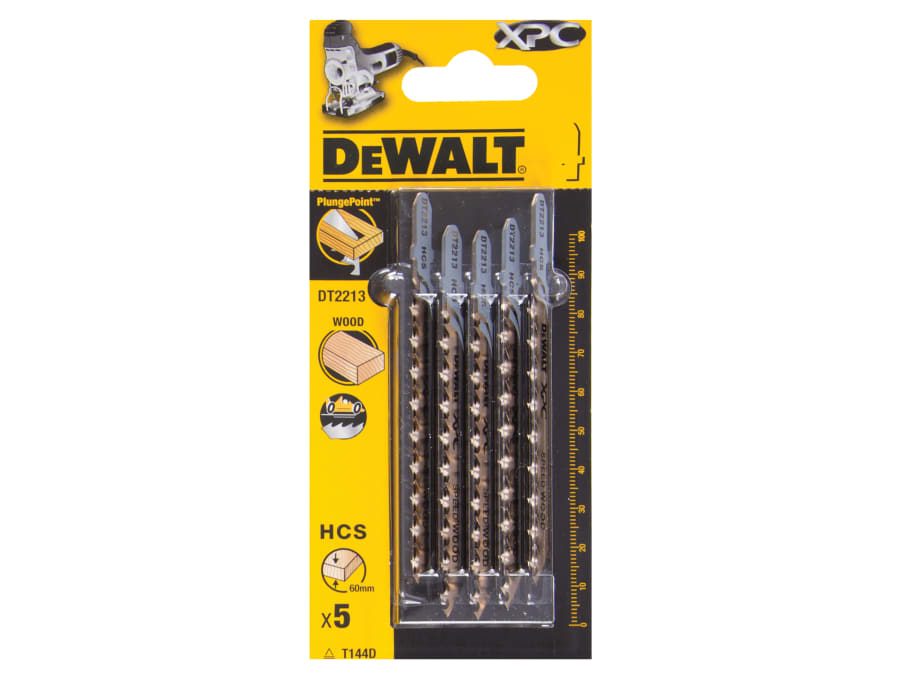 Dewalt Power Tools Dewalt DT2213QZ T144D HCS Jigsaw Blades Pack of 5