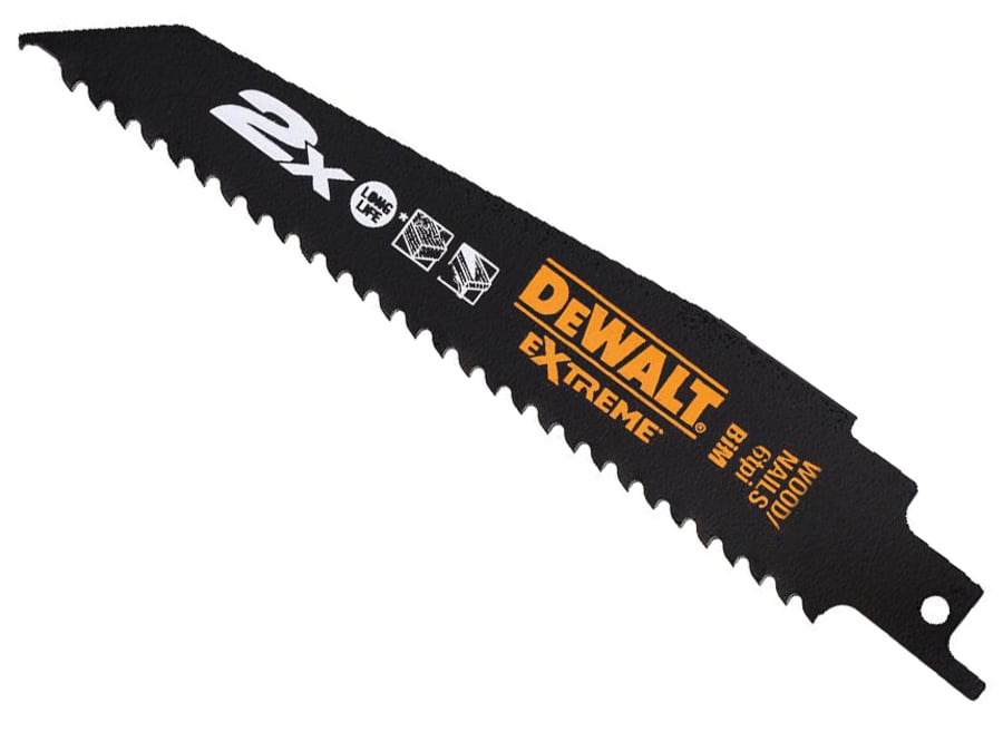 Dewalt Power Tools Dewalt DT2307LQZ 228mm x 6 TPI Wood & Nail Reciprocating Blade