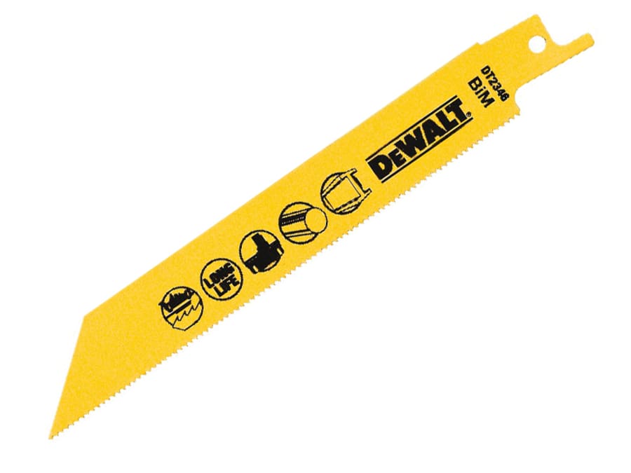 Dewalt Power Tools Dewalt DT2346QZ 152mm Bi-Metal Reciprocating Blade with 18 TPI (Pack 5)