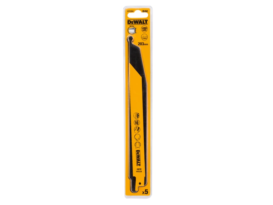 Dewalt Power Tools Dewalt DT2354QZ 203mm Bi-Metal Reciprocating Blade with 18 TPI