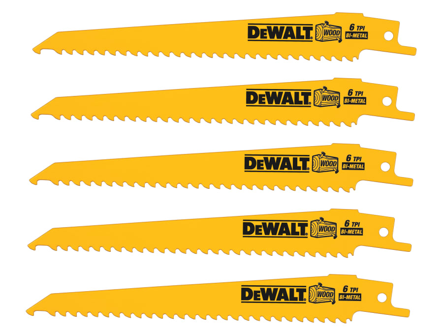 Dewalt Power Tools Dewalt DT2359QZ Bi-Metal Reciprocating Blade 152mm with Nails