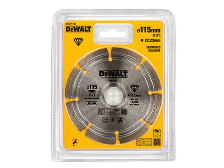 Dewalt Power Tools Dewalt DT3701QZ 115 x 22.23mm Segmented Diamond Cutting Disc
