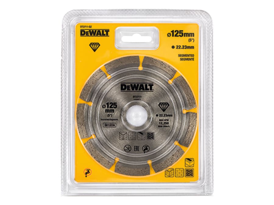 Dewalt Power Tools Dewalt DT3711QZ 125 x 22.23mm Segmented Diamond Cutting Disc