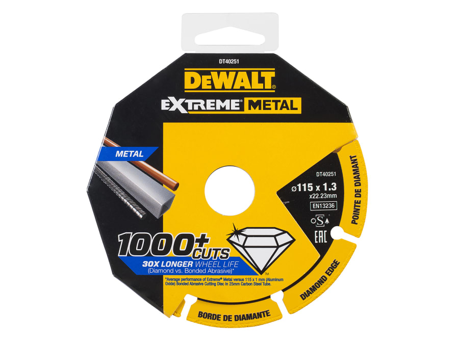 Dewalt DT40251QZ 115 × 22.23 × 1.3mm EXTREME Diamond Disc