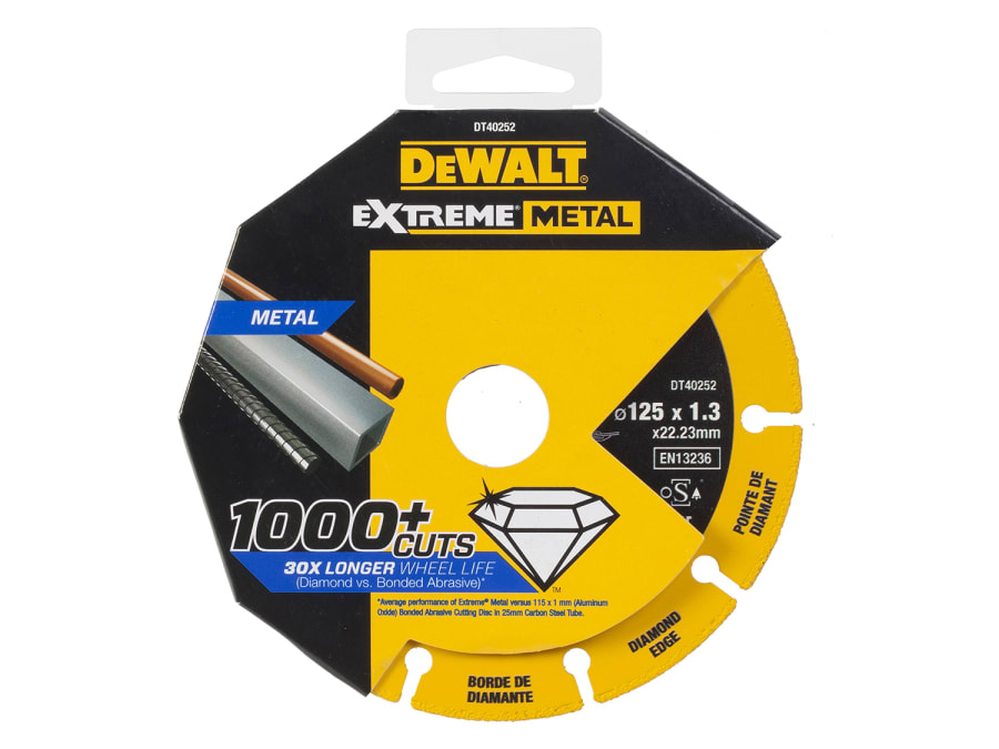 Dewalt Power Tools Dewalt DT40252QZ 125mm Extreme Diamond Metal Cutting Disc