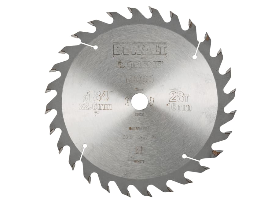 Dewalt Power Tools Dewalt DT4031QZ 184mm x 16mm x 28T Circular Saw Blade