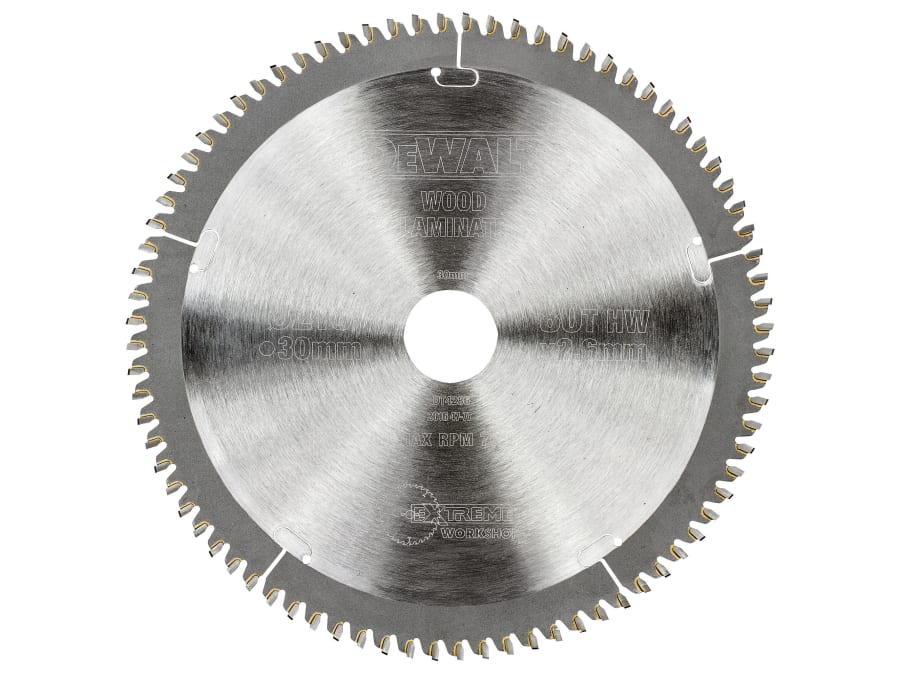 Dewalt Power Tools Dewalt DT4286QZ 216mm x 30mm 80T Circular Saw Blade