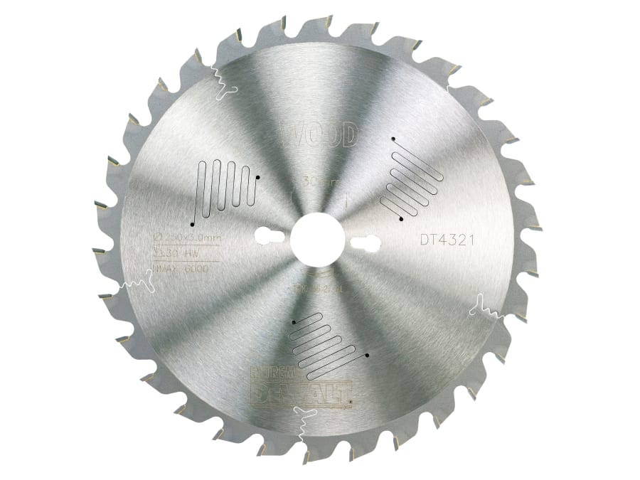 Dewalt Power Tools Dewalt DT4321QZ Series 60 Circular Saw Blade 250 x 30mm x 30T