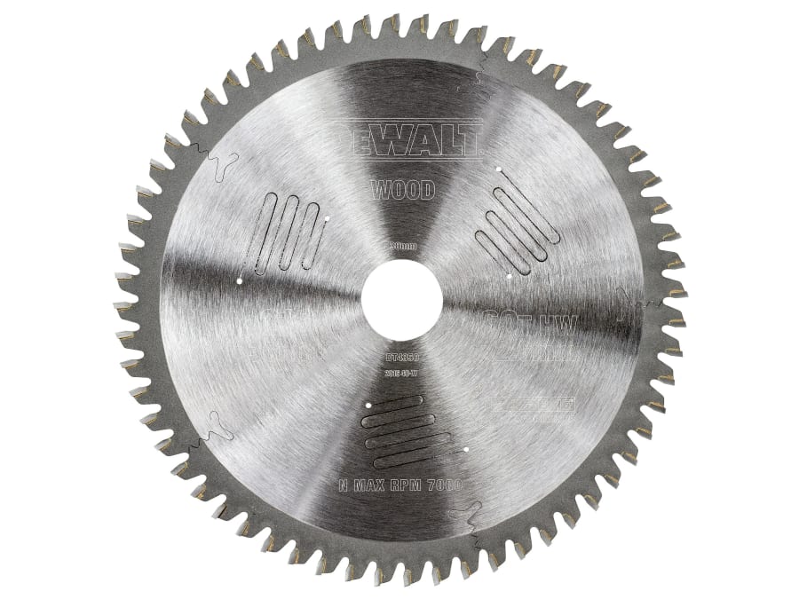 Dewalt Power Tools Dewalt DT4350QZ 216mm x 30mm 60T Circular Saw Blade