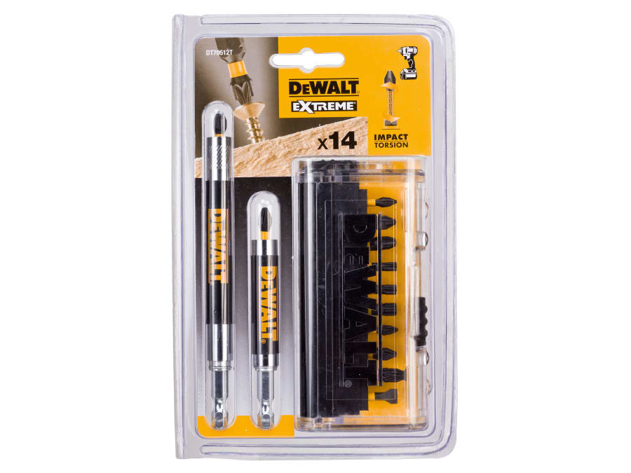 Dewalt Power Tools Dewalt DT70512TQZ 14 Piece Impact Torsion Screwdriver Bit Set