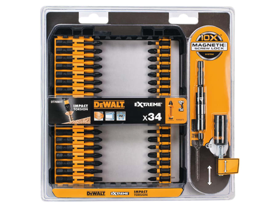Dewalt Power Tools Dewalt DT70561TQZ 34 Piece Impact Torsion Set with 3in Holder