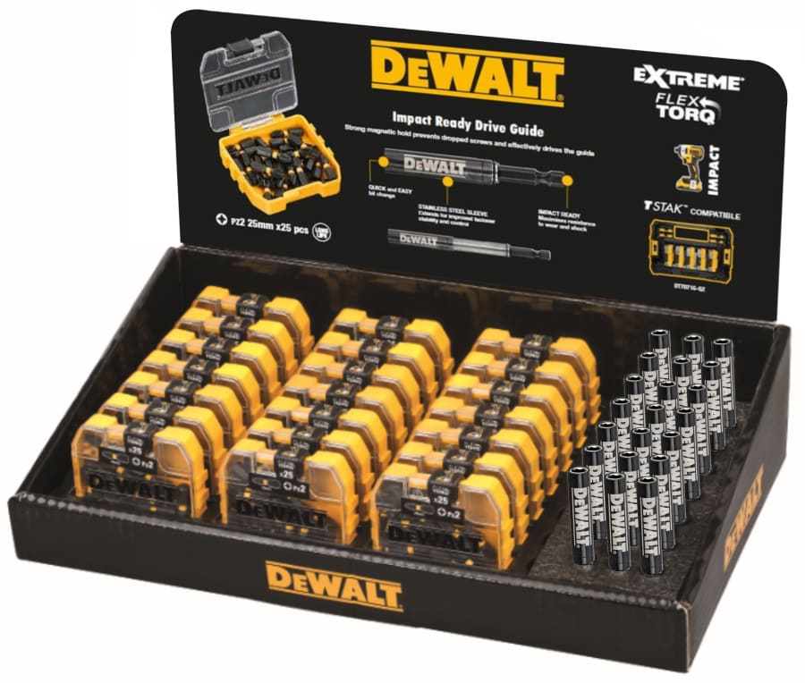Dewalt DT70556TQZ 25mm PZ2 Impact Screwdriver Bit with 25 Pieces