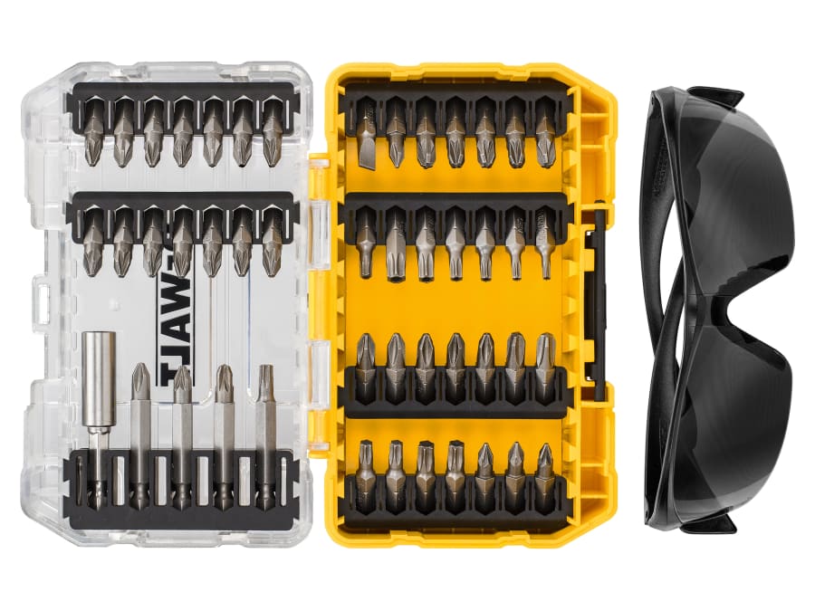 Dewalt Power Tools Dewalt DT70703QZ 47 Piece Screwdriving Set with Safety Glasses
