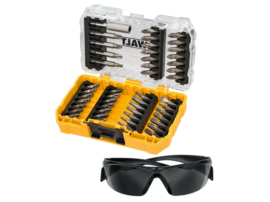 Dewalt Power Tools Dewalt DT70703QZ 47 Piece Screwdriving Set with Safety Glasses