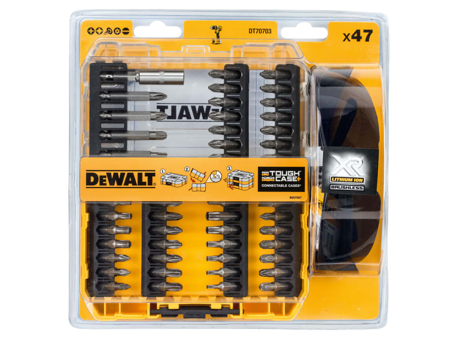 Dewalt Power Tools Dewalt DT70703QZ 47 Piece Screwdriving Set with Safety Glasses