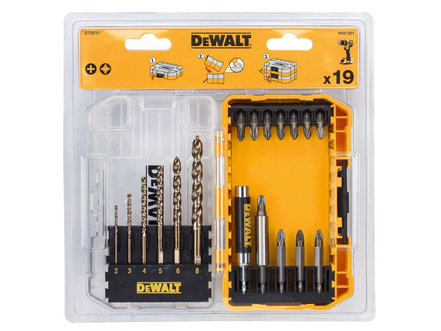 Dewalt Power Tools Dewalt DT70711QZ Extreme 2 Metal Drill Drive Set 19 Piece