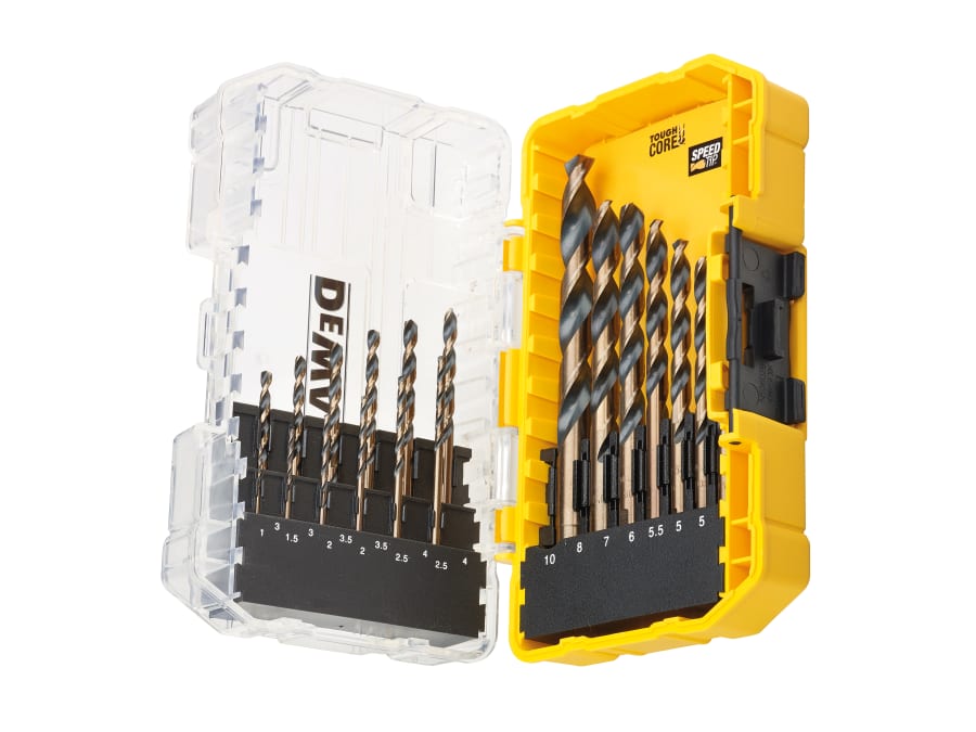Dewalt Power Tools Dewalt DT70728QZ 19 Piece HSS Drill Bit Set