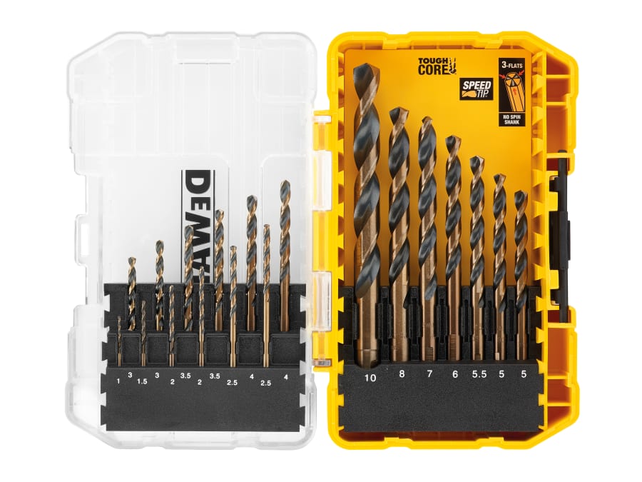 Dewalt Power Tools Dewalt DT70728QZ 19 Piece HSS Drill Bit Set