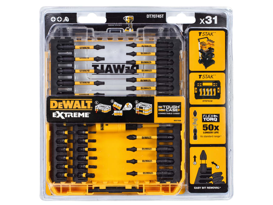 Dewalt Power Tools Dewalt DT70745TQZ 31 Piece FlexTorq Screwdriving Set