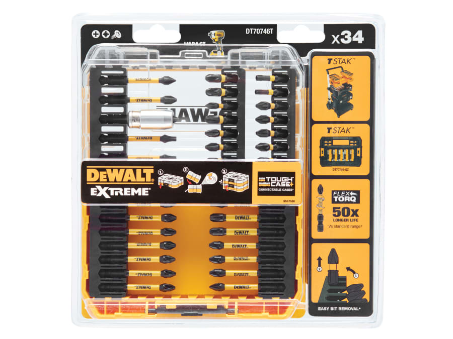 Dewalt Power Tools Dewalt DT70746TQZ 34 Piece Screwdriving Set