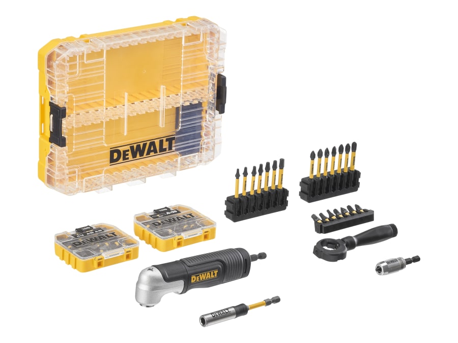 Dewalt Power Tools Dewalt DT70775QZ 80 Piece Mixed Bit Set with Right-Angle Attachment