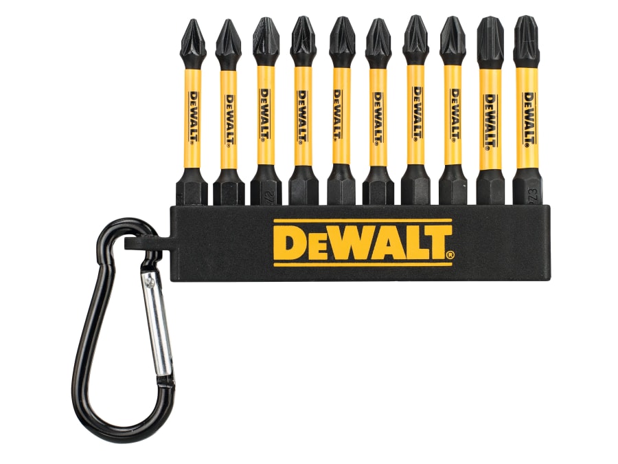Dewalt DT7276QZ 57mm Pozidriv Screwdriver Bit Set 10 Piece