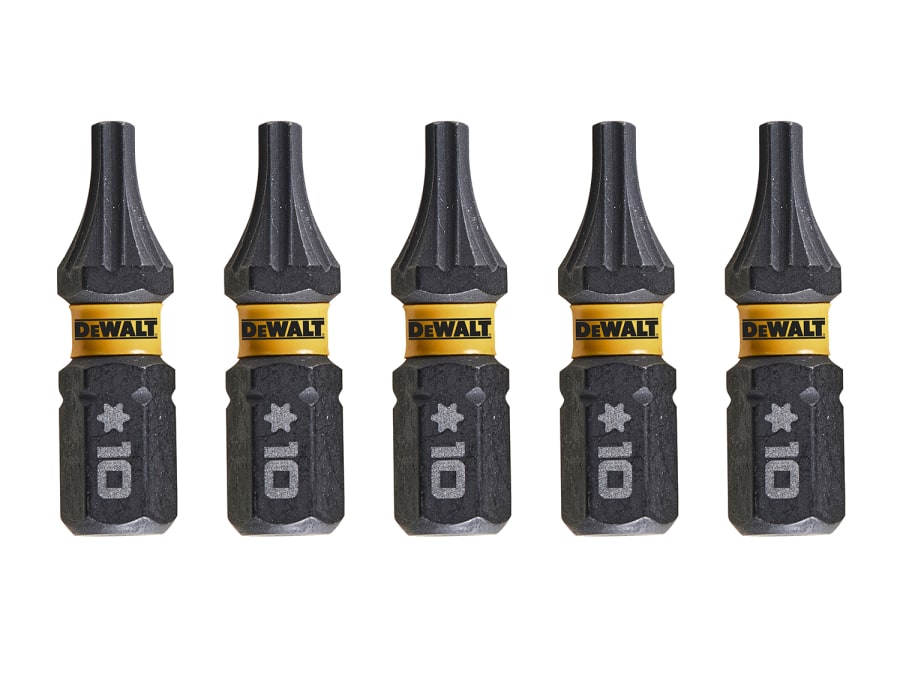 Dewalt Power Tools Dewalt DT7379TQZ T10 x 25mm FlexTORQ Bits (Pack 5)