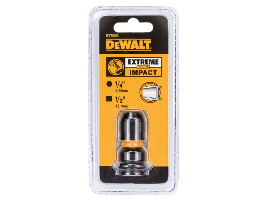 Dewalt Power Tools Dewalt DT7508QZ 1/2in Drive to 1/4in Hex Impact Adaptor