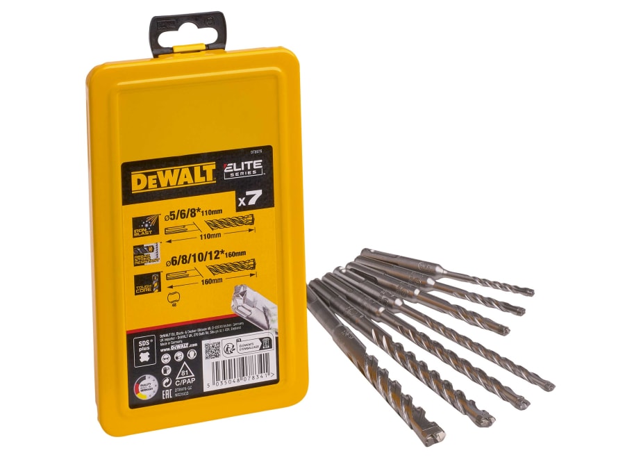 Dewalt Power Tools Dewalt DT8976QZ SDS+ 4 Cutter Drill Bit Set