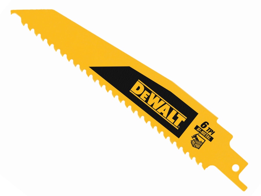 Dewalt Power Tools Dewalt DT90380QZ Bi-Metal Reciprocating Blade 152mm 6 TPI
