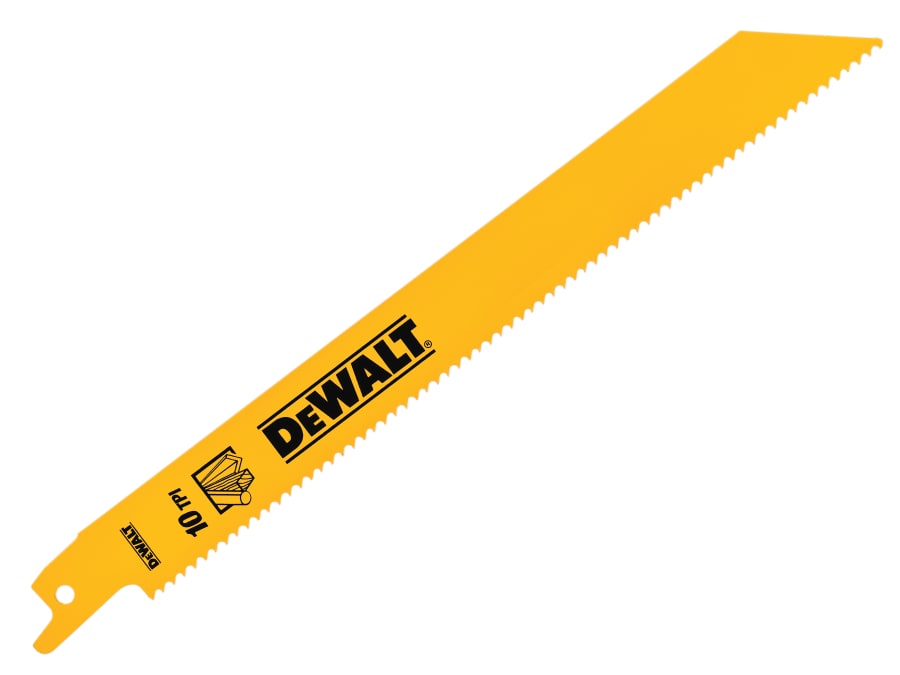 Dewalt Power Tools Dewalt DT90383QZ Bi-Metal Reciprocating Blade 203mm 10 TPI