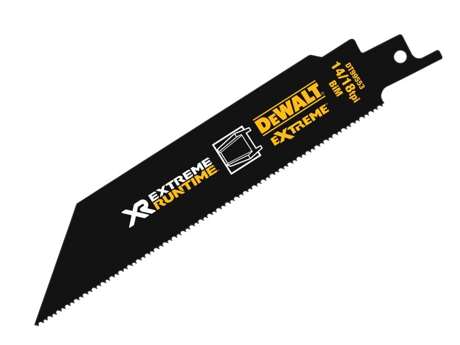 Dewalt Power Tools Dewalt DT99553QZ 152mm 14/18 TPI Metal Reciprocating Blade (Pack 5)