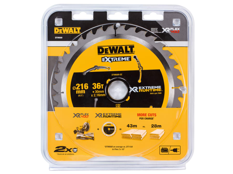Dewalt Power Tools Dewalt DT99569QZ 216mm x 30mm x 36T Circular Saw Blade