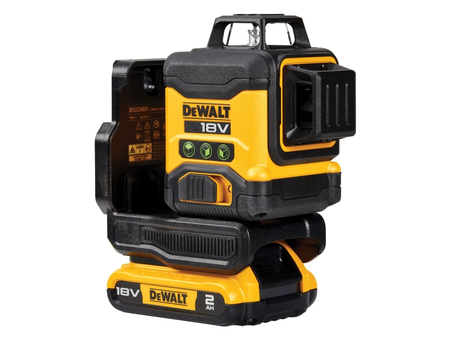 Dewalt Power Tools Dewalt DCLE34031D1GB 18V 3 x 360° Multi Line Laser with 1 × 2.0Ah