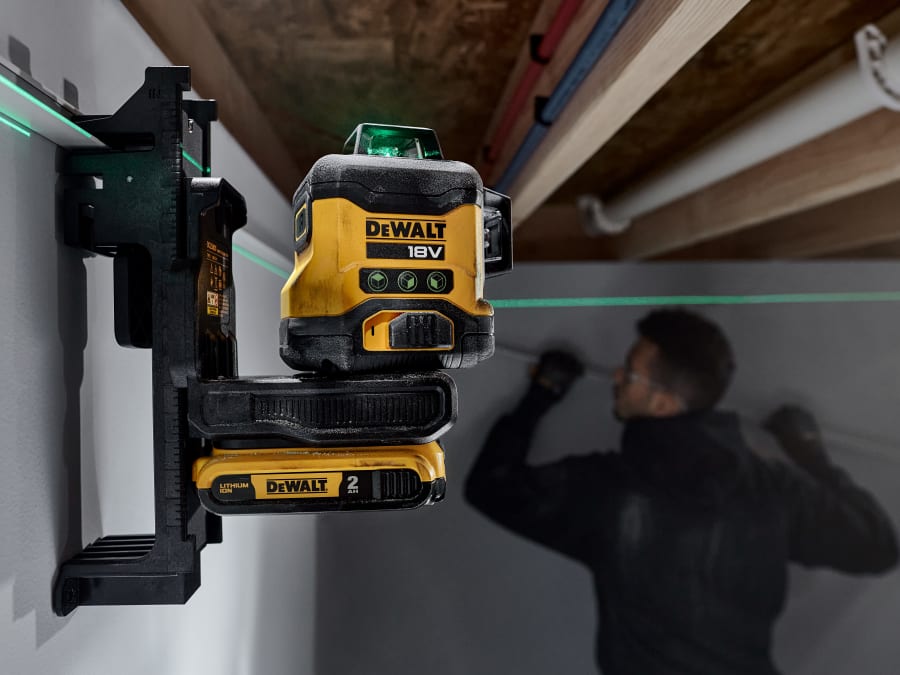 Dewalt Power Tools Dewalt DCLE34031D1GB 18V 3 x 360° Multi Line Laser with 1 × 2.0Ah