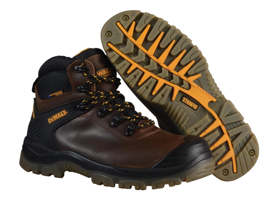 Dewalt Power Tools Newark NEWARKBROWN10 S3 Waterproof Safety Hiker Boots Brown UK 10
