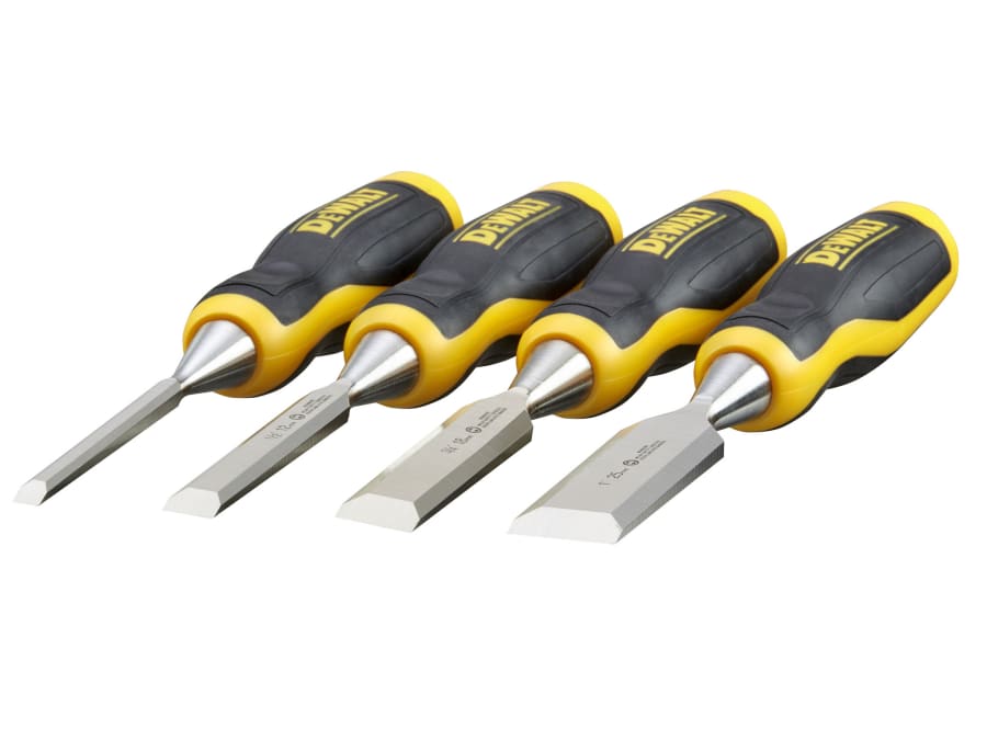 Dewalt Hand Tools Dewalt DWHT016063 Wood Chisel Set 4 Piece