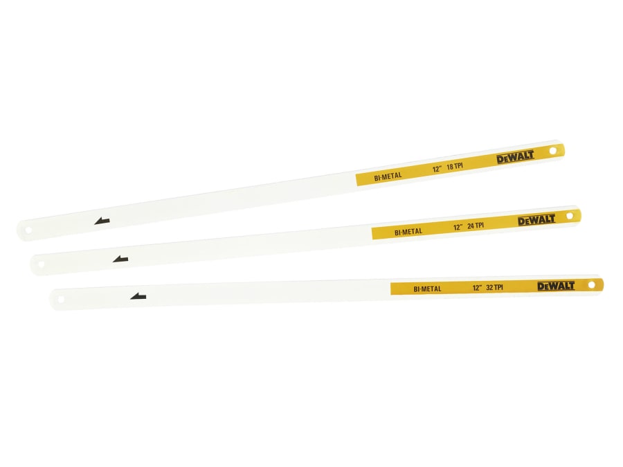 Dewalt Hand Tools Dewalt DWHT020558 Mixed Hacksaw Blades 3 Piece