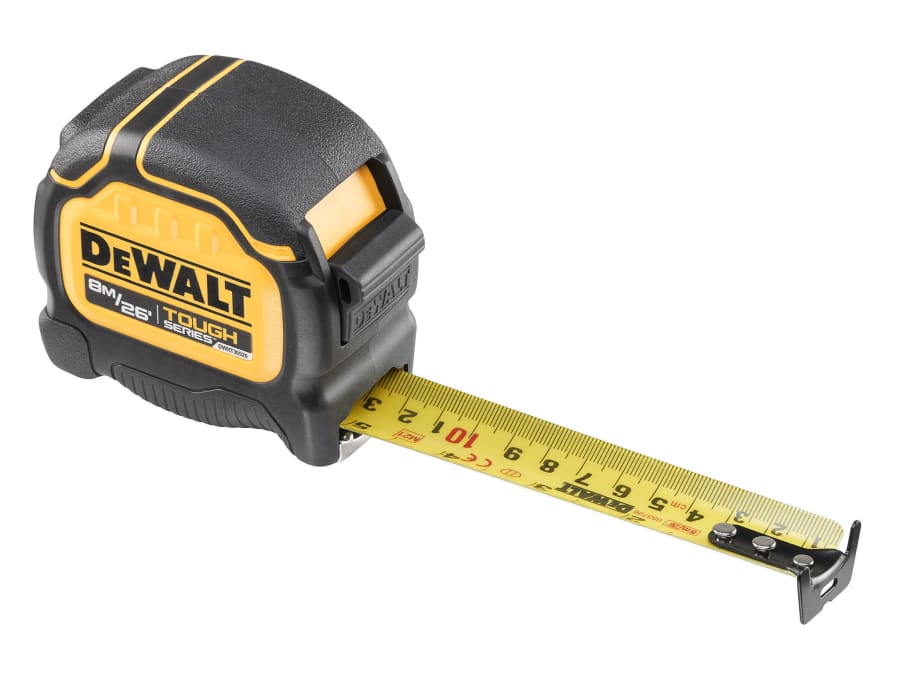 Dewalt Hand Tools Dewalt DWHT369265 TOUGHSERIES 8m Tape Measure